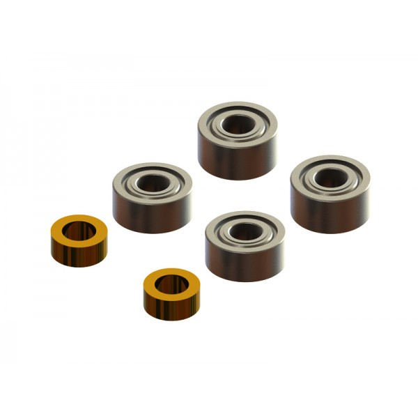 Lynx 180CFX Super Precise Std Tail Grip Bearing Replacement Set [LX1391]